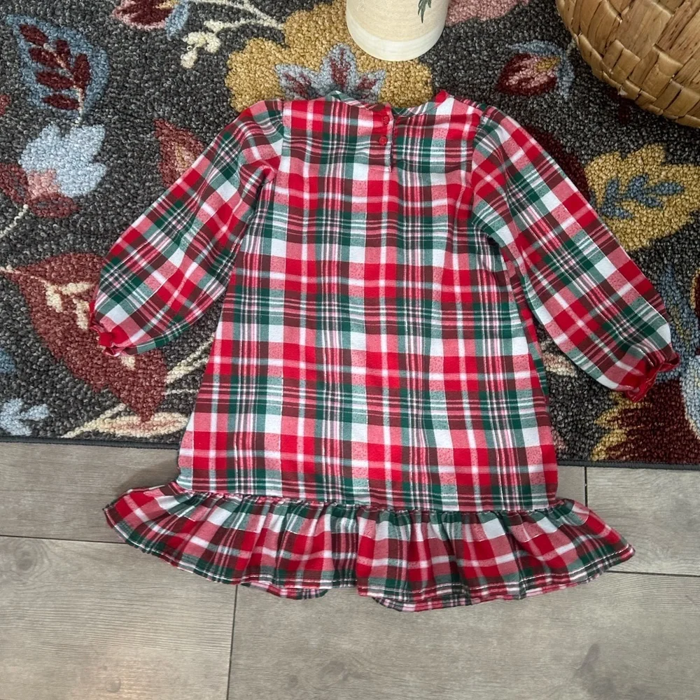 Y2K OshKosh B'gosh Plaid Nightgown Little Girl Size 4
